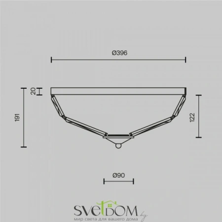 Потолочные светильники Maytoni MOD094CL-04CH от Магазина Svetdom.by