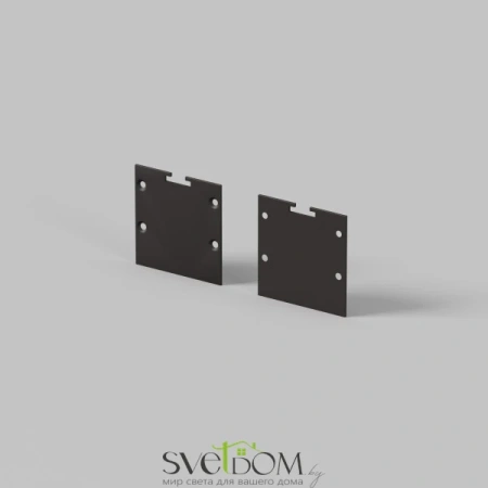 Комплект заглушек (для профиля 35x35) 2 шт., ALM-3535BT-B-EC 642038 Maytoni
