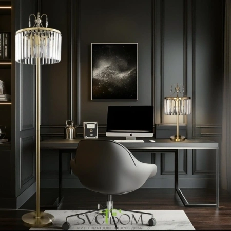 Citilux Инга CL335943 Торшер хрустальный Бронза CITILUX