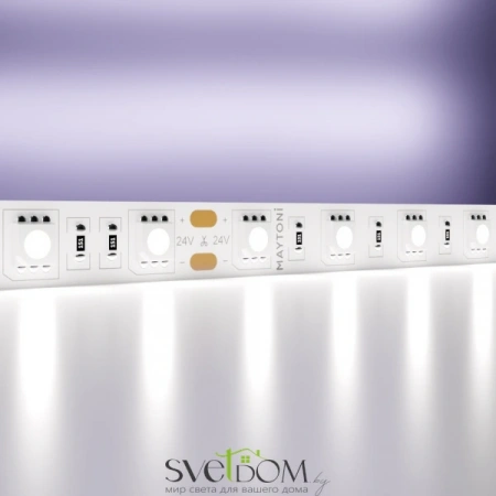 Светодиодная лента 24В 5050 14,4Вт/м 6000K 5м IP20 10170