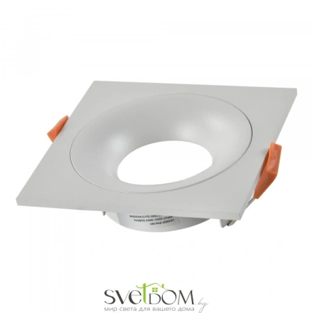 ST259.508.01 Св-к встр. Белый GU10 1*50W IP44 L100xW100xH40 -V Без ламп Встраиваемые светильники ST LUCE