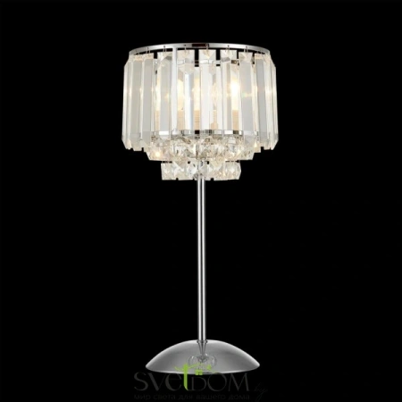 Citilux Синди CL330811 Настольная лампа хрустальная Хром CITILUX