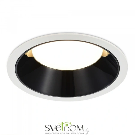 ST755.448.18 Св-к встр. Черный LED 1*18W 4000K 1 620Lm Ra80 120° IP20 D160xH60 100-240V Встраиваемые светильники ST LUCE