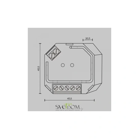 Диммер Lighting control 721019 