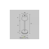 Аккумуляторный светильник Maytoni MOD494RL-L1BSK Nook, 1Вт, LED, Латунь, IP 20 Maytoni