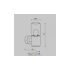 Настенный светильник (бра) Outdoor O432WL-01GF Maytoni