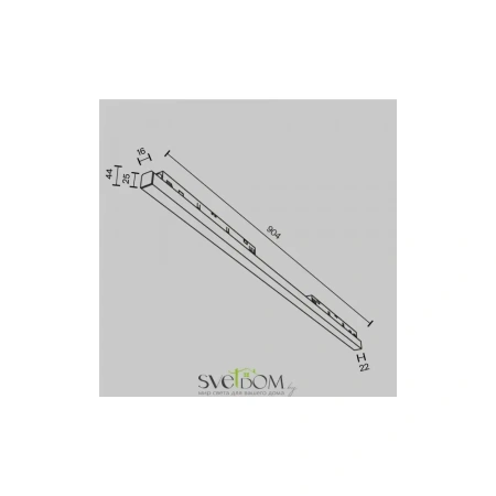 Трековый светильник Technical TR030-4-30WTW-DD-B Maytoni