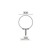 Ландшафтный светильник Outdoor O594FL-01W Maytoni