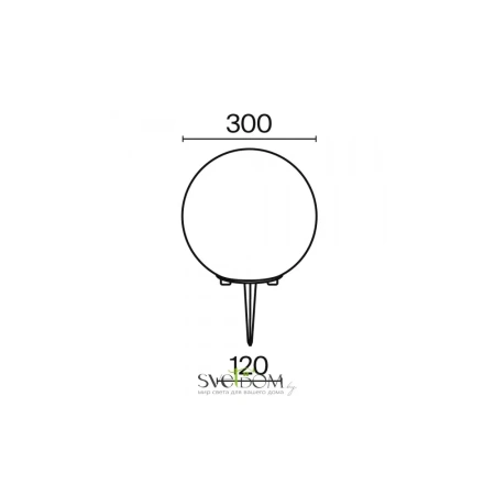 Ландшафтный светильник Outdoor O594FL-01W Maytoni