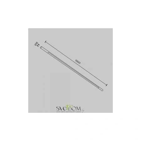 Светильники Maytoni C100CL-L1000-24W3-6K-B от Магазина Svetdom.by
