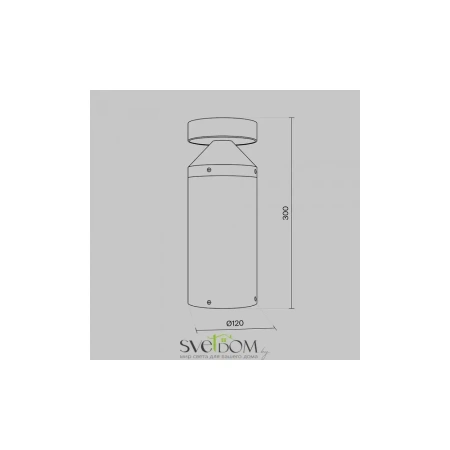 Ландшафтный светильник Outdoor O591FL-L12GF3K Maytoni