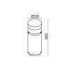 Ландшафтный светильник Outdoor O591FL-L12GF3K Maytoni