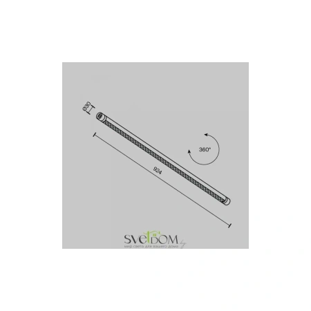 Светильники Maytoni C149CL-L900-24W3K-B от Магазина Svetdom.by