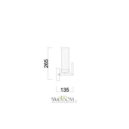 Бра и настенные светильники FR5214WL-01BS Freya | Svetdom.by