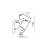 Трековый светильник Technical TR103-1-12W4K-M-B Maytoni