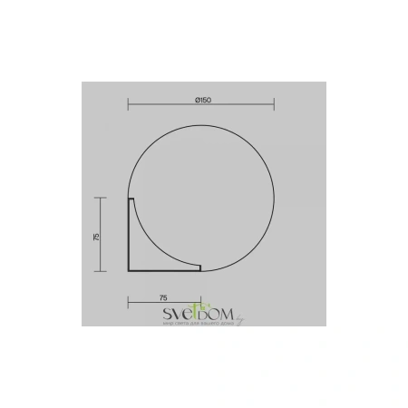 Настенный светильник (бра) Freya FR5490WL-01BS Freya