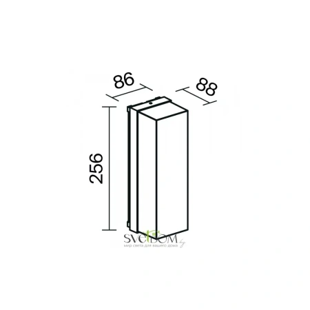 Настенный светильник (бра) Outdoor O450WL-01GF Maytoni