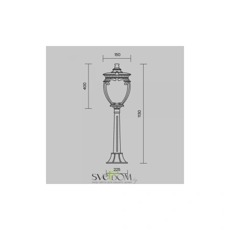 Ландшафтный светильник Outdoor O414FL-01GB1 Maytoni