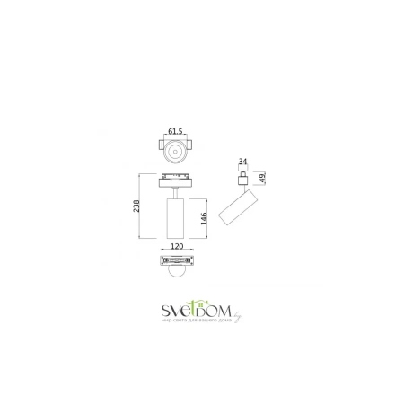 Светильники Maytoni TR019-2-15W3K-MG от Магазина Svetdom.by