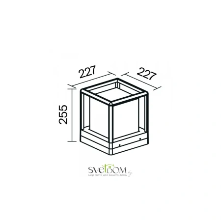 Ландшафтный светильник Outdoor O455FL-01GF Maytoni