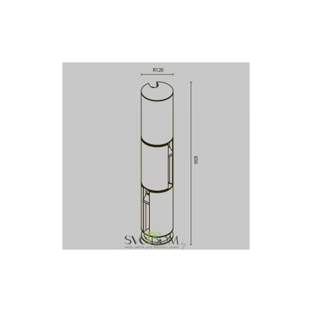 Ландшафтный светильник Outdoor O468FL-L9B3K Maytoni