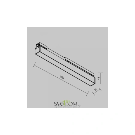 Уличный трековый светильник Outdoor O-TR02-1-S-12WB4K Maytoni