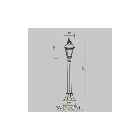 Ландшафтный светильник Outdoor O028FL-01BZ Maytoni