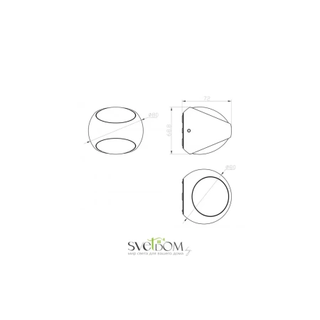 Светильники Maytoni O032WL-L6W3K от Магазина Svetdom.by