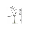 Ландшафтный светильник Outdoor O050FL-L5GF3K Maytoni