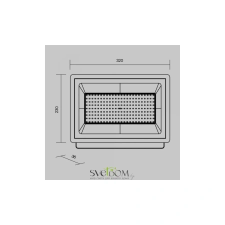 Прожектор Outdoor FL001-L150B4K Maytoni