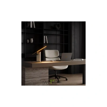 Настольный светильник Maytoni MOD467TL-L9BS3K Monumento, 9Вт, LED, 3000K, Латунь Maytoni