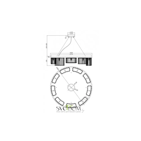 Светильники Maytoni MOD083PL-09CH от Магазина Svetdom.by