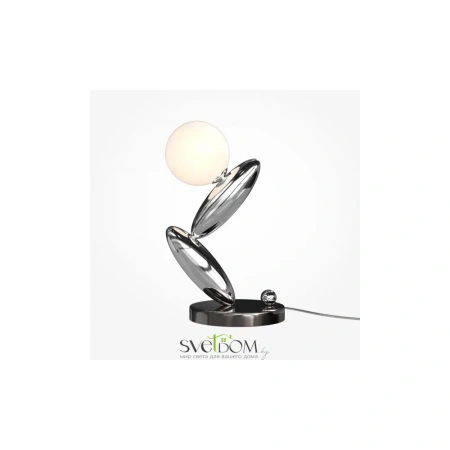 Настольный светильник Maytoni MOD482TL-L6PT3K Resonance, 6Вт, LED, 3000K, Платина Maytoni