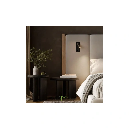 Настенный светильник Maytoni MOD495WL-L3B3K Axiom, 3Вт, LED, 3000K, Черный Maytoni