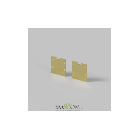 Комплект заглушек (для профиля 35x35) 2 шт., ALM-3535BT-BR-EC 642039 Maytoni