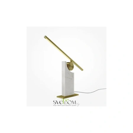 Настольный светильник Maytoni MOD467TL-L9BS3K Monumento, 9Вт, LED, 3000K, Латунь Maytoni