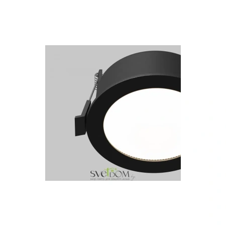 Встраиваемый светильник (Набор) Maytoni DL130-GX53-B Orb, 12Вт, 1xGX53, Черный, IP 44 Maytoni