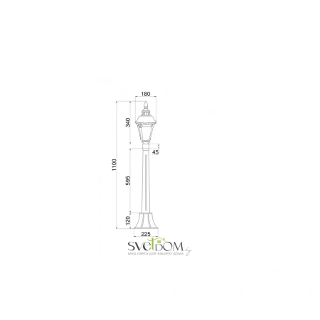 Ландшафтный светильник Outdoor O028FL-01BZ Maytoni