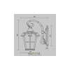 Настенный светильник (бра) Outdoor O413WL-01BZ Maytoni
