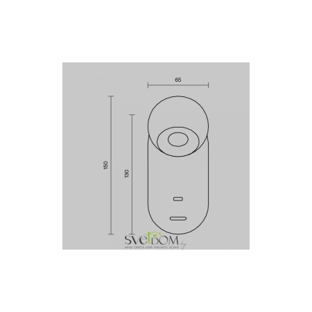 Настенный светильник (бра) Maytoni MOD434WL-L5B3K Maytoni
