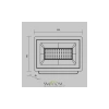 Прожектор Outdoor FL001-L50B6K Maytoni