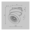 Трековый светильник Technical TR006-1-12W3K-W Maytoni