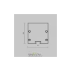 Комплект заглушек (для профиля 35x35) 2 шт., ALM-3535BT-BR-EC 642039 Maytoni