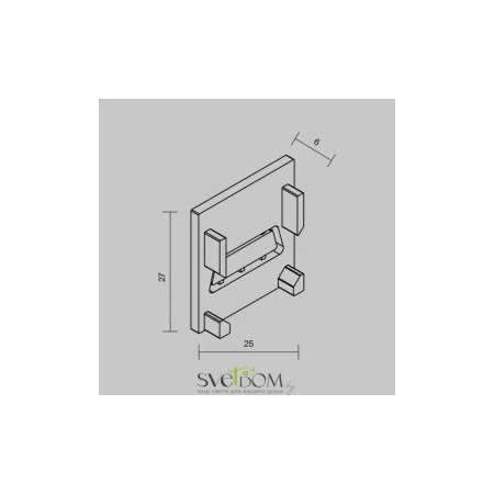 Комплектующие для уличной трековой системы Outdoor O-TR002-EC Maytoni