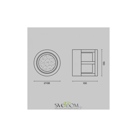 Настенный светильник (бра) Outdoor O011WL-L6B Maytoni
