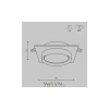 Встраиваемый светильник Technical DL086-GX53-SQ-WS Maytoni