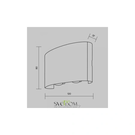 Архитектурная подсветка Outdoor O417WL-L4B3K Maytoni