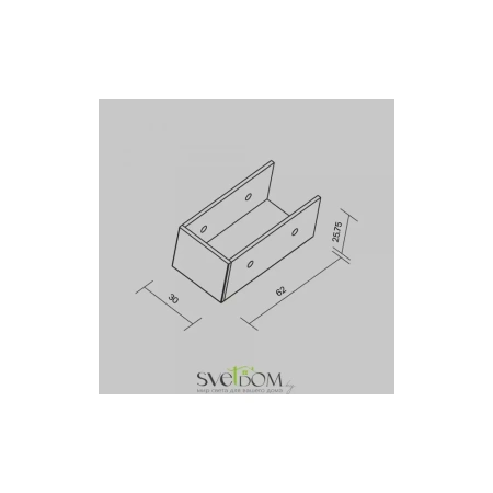 Заглушка Maytoni O-TR001-EC-W к профилю Elasity IP Maytoni