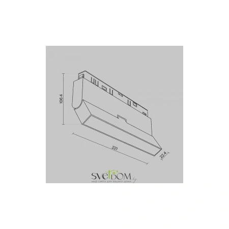 Трековый светильник Technical TR036-2-12W3K-W Maytoni