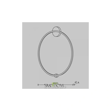Настенный светильник (бра) Maytoni MOD005WL-L35BSK Maytoni